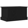 vidaXL Aufbewahrungsbox Schwarz Eichen-Optik 50 x 30 x 28 cm