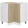 vidaXL Eckunterschrank Lyon Sonoma-Eiche 75,5x75,5x81,5 cm Holzwerkstoff