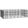 vidaXL Outdoor-Hundezwinger Stahl 25,8 m&sup2;