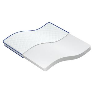 vidaXL Memory-Schaum-Matratze 200x200x17 cm Weich Wei&szlig;