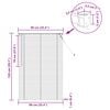 vidaXL Venetianer Jalousie Verstellbar Wei&szlig; 150 x 90 cm PVC