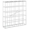 vidaXL Gabione mit 5 mm Draht und 10x10 cm Maschen 50x10x50 cm