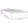 vidaXL Boxspringbettgestell Hellgrau 80x200 cm Stoff