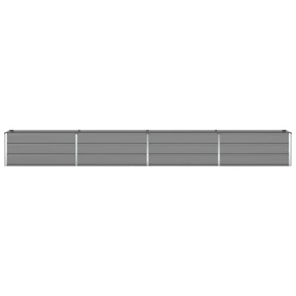 vidaXL Pflanzk&uuml;bel Hellgrau 480 x 50 x 45 cm Verzinkter Stahl