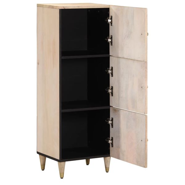 vidaXL Highboard 40x33x110 cm Massivholz Mango