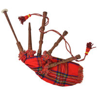 Schottischer Kinder-Dudelsack Great Highland Royal Stewart Tartan Rot