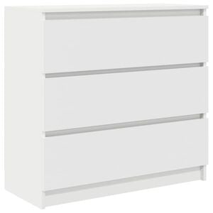 vidaXL Sideboard Wei&szlig; 80x35x76 cm Holzwerkstoff