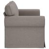 vidaXL Sofa Taupe Gesamtabmessungen: 175 x 82 x 80 cm (B x T x H) Samt