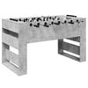 vidaXL Tischfu&szlig;balltisch Betongrau 146,5 x 74 x 85 cm Holzwerkstoff