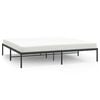 vidaXL Bettgestell Metall Schwarz 183x213 cm