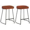 vidaXL Gavin Barhocker 2 Stk. 45x38x53 cm Massivholz Mango
