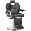 vidaXL Friseurstuhl Schwarz 72&times;68&times;98 cm Kunstleder