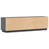 vidaXL TV-Schrank Grau 156x37x45 cm Massivholz Kiefer
