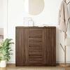 vidaXL Sideboard mit Schubladen Braun Eichen-Optik 100,5x35x98,5 cm