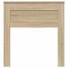 vidaXL Kopfteil mit Kopfteil Sonoma-Eiche 75 cm Holzwerkstoff