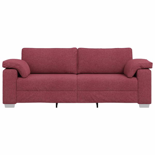 vidaXL Sofa Weinrot Gesamtabmessungen: 219 x 80 x 80 cm (B x T x H)