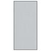 vidaXL Fu&szlig;matte Grau und Schwarz 120 x 250 cm 100% Polyamid