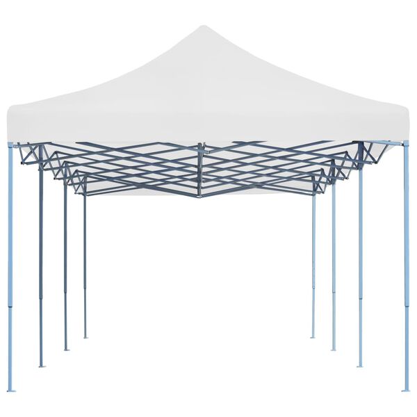 vidaXL Pop-Up Partyzelt Faltbar 3 x 9 m Weiß