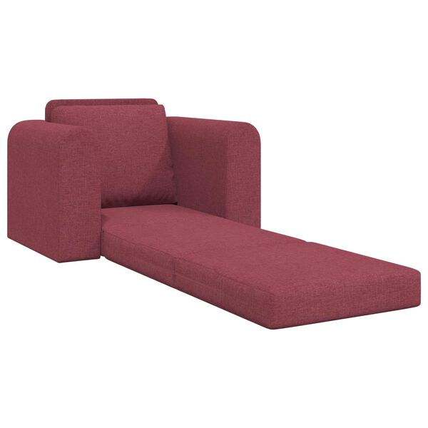 vidaXL Schlafsofa Weinrot 98 x 71 x 83 cm Stoff