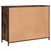 vidaXL Sideboard Räuchereiche 100x35x75 cm Holzwerkstoff