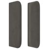 vidaXL Kopfteil mit Ohren Dunkelgrau 83x16x78/88 cm Samt