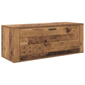 vidaXL Schuhschrank 100 x 35 x 38 cm Holzwerkstoff Altholz