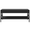 vidaXL Couchtisch mit Infinity-LED Schwarz 90x50x38 cm