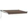 vidaXL Ausziehbare Markise Taupe 5 x 3 m 100% Polyester und Aluminium