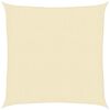 vidaXL Sonnensegel 160 g/m&sup2; Creme 3x3 m HDPE