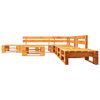 vidaXL 6-tlg. Garten-Lounge-Set aus Paletten Holz Honigbraun