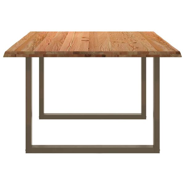 vidaXL Esstisch Hellbraun 180x120x74 cm Massivholz Eiche Rechteckig