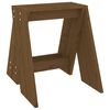 vidaXL Hocker 2 Stk. Honigbraun 40x40x45 cm Massivholz Kiefer