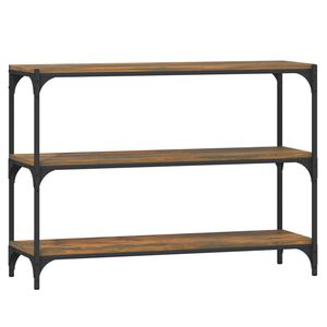 vidaXL B&uuml;cherregal R&auml;uchereiche 100x33x70,5 cm Holzwerkstoff und Stahl