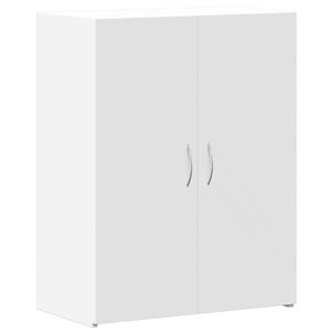 vidaXL Aktenschrank Wei&szlig; 60x32x77,5 cm Holzwerkstoff