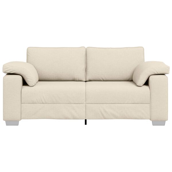vidaXL Sofa Beige 180 x 80 x 82 cm Leinenmischgewebe