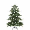vidaXL K&uuml;nstlicher klappbarer Weihnachtsbaum Gr&uuml;n 150 cm PVC und Stahl