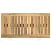 vidaXL Tischplatte 60,5 x 30 x 2 cm Rechtwinklig Massives Akazienholz