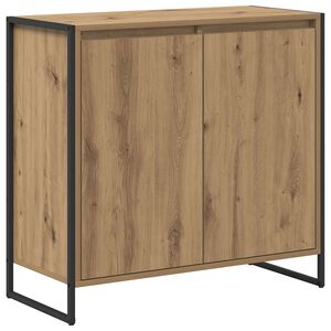 vidaXL Seitenschrank Kunsthandwerk Eiche 79 x 36 x 75 cm Holzwerkstoff