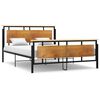 vidaXL Bett Metall 160x200 cm
