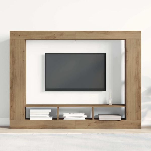 vidaXL TV-Schr&auml;nk Artisan-Eiche 152 x 22 x 113 cm Holzwerkstoff