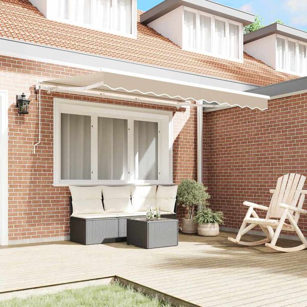 vidaXL Einziehbare Markise Beige 250 x 200 cm Stoff