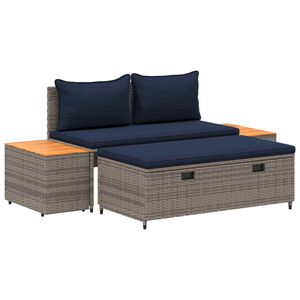 vidaXL Outdoor-Sofagarnitur 4 -Seater 4 pcs 55 x 30 x 39 cm