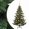 vidaXL K&uuml;nstlicher Weihnachtsbaum mit Weihnachtskugel 120 cm 150 LEDs