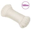 vidaXL Arbeitsseil Wei&szlig; 3 mm 500 m Polypropylen