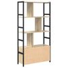 vidaXL B&uuml;cherregal Sonoma-Eiche 80 x 30 x 155,5 cm Holzwerkstoff