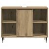 vidaXL Badezimmerschrank Artisan-Eiche 80 x 33 x 60 cm Holzwerkstoff