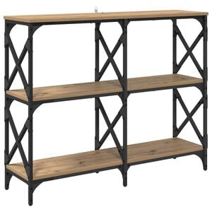 vidaXL Konsolentisch Artisan-Eiche 100 x 28 x 80,5 cm Holzwerkstoff