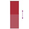 vidaXL Verdunkelungsrollo Rot 45x175 cm Stoffbreite 40,7 cm Polyester