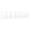 vidaXL Gabionenkorb U-Form mit 8 S&auml;ulen Eisen 860x20x200 cm