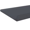 vidaXL Schwebendes Regal 2 pcs Anthrazit 80 x 18 x 2,5 cm Stahl